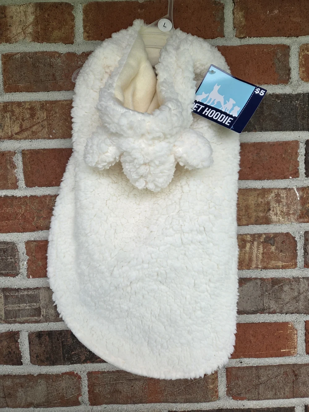 Cozy Cream Sherpa Pet Hoodie - Plush Dog Hoodie